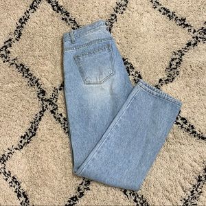 Oak + Fort straight leg jeans